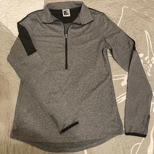 1/2 zip front run sport top